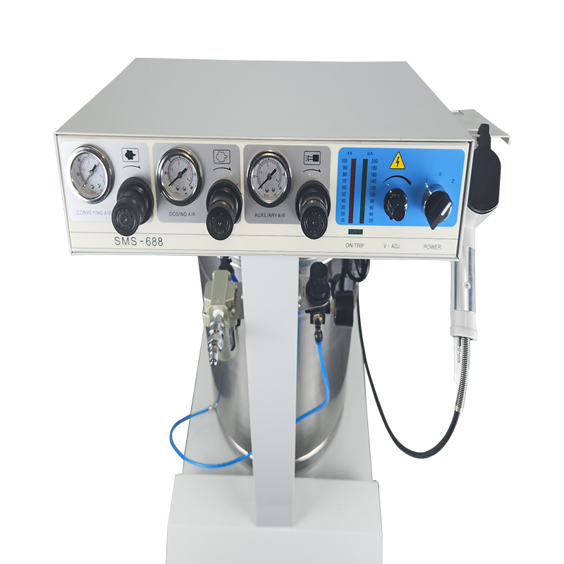 SMS-688 LED High power electrostatic powder coating machine